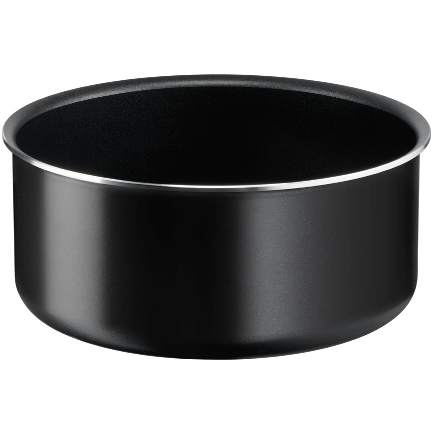 Tefal - Set posuđa 10 delova INGENIO EASY COOK & CLEAN CRNI