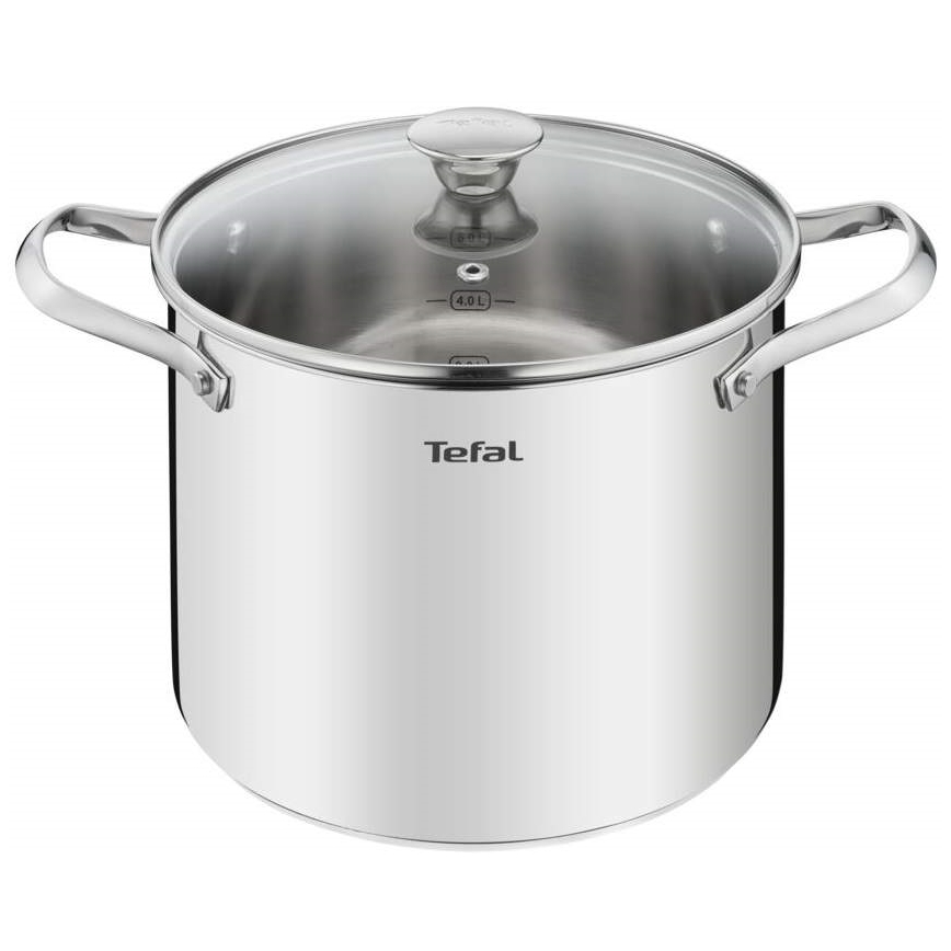 Tefal - Set posuđa 10 kom COOK EAT od nerđajućeg čelika