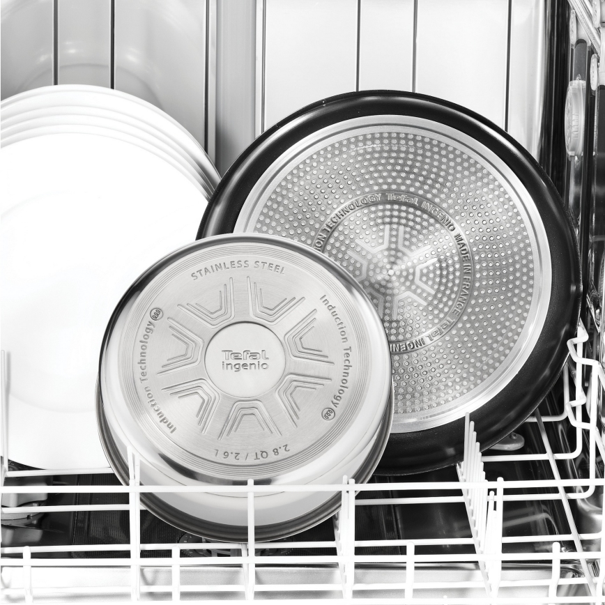 Tefal - Set posuđa 3 kom INGENIO COOK od nerđajućeg čelika