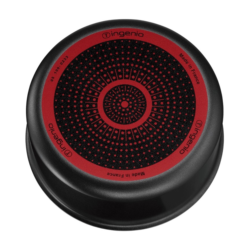 Tefal - Set posuđa 5 kom INGENIO EASY COOK & CLEAN BLACK