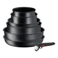 Tefal - Set posuđa 7 komada INGENIO BLACK STONE