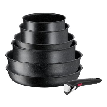 Tefal - Set posuđa 7 komada INGENIO BLACK STONE