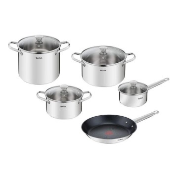 Tefal - Set posuđa 9 delova COOK EAT, od nerđajućeg čelika