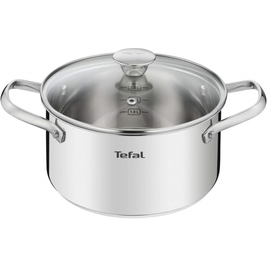 Tefal - Set posuđa 9 delova COOK EAT, od nerđajućeg čelika