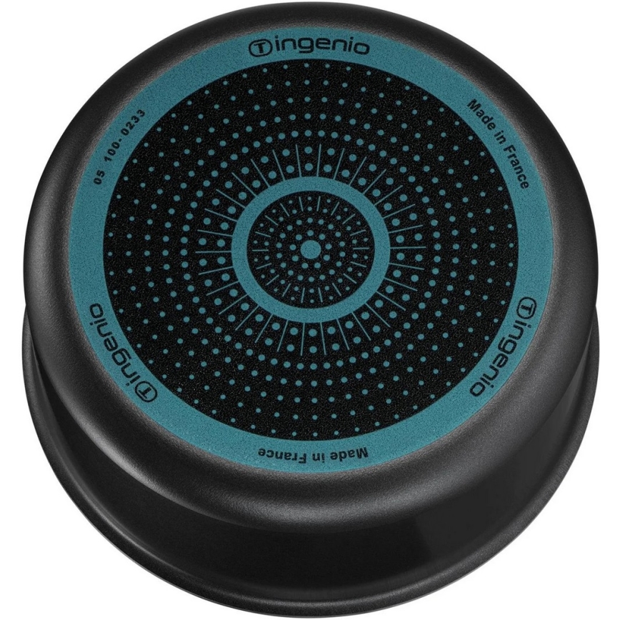 Tefal - Set posuđa od 10 delova INGENIO EASY COOK & CLEAN BLACK