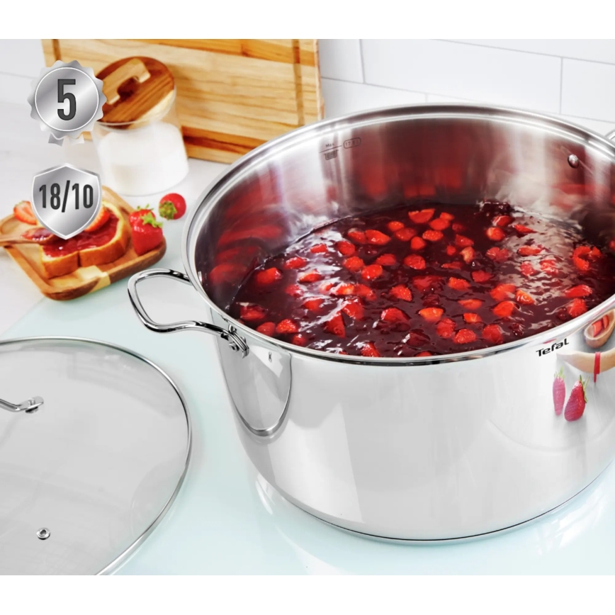 Tefal - Set šerpi INTUITION, 10 delova, od nerđajućeg čelika
