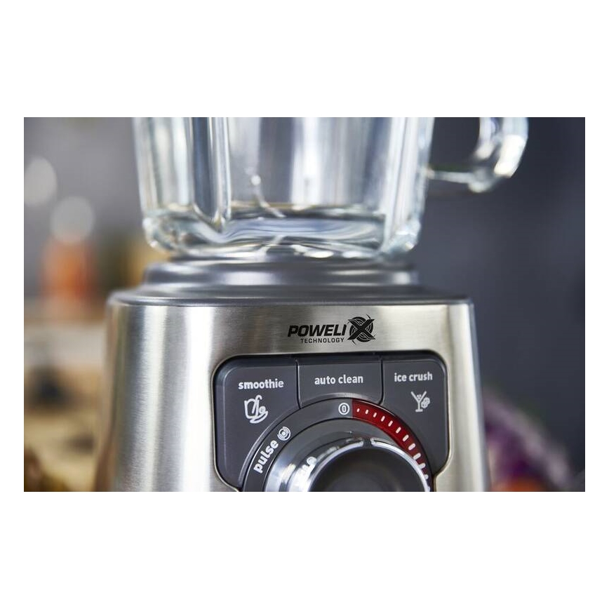 Tefal - Kuhinjski blender 2 l PERFECTMIX+ 1200 W/230 V, matni hrom/crna