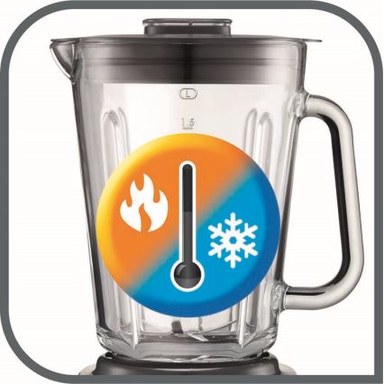 Tefal - Kuhinjski blender 2 l PERFECTMIX+ 1200 W/230 V, matni hrom/crna