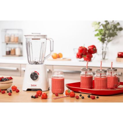 Tefal - Stoni blender BLENDFORCE 600W/230V beli