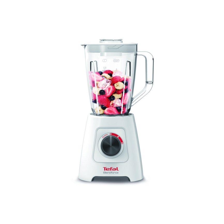 Tefal - Stoni blender BLENDFORCE 600W/230V beli