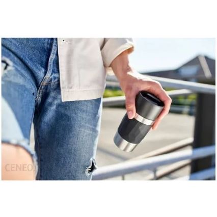 Tefal - Termo šolja 300 ml COMPACT MUG nerđajući čelik/crna