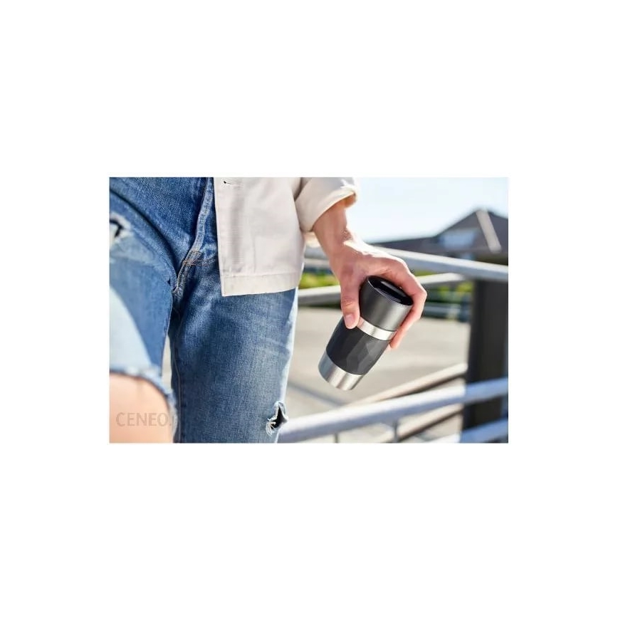 Tefal - Termo šolja 300 ml COMPACT MUG nerđajući čelik/crna