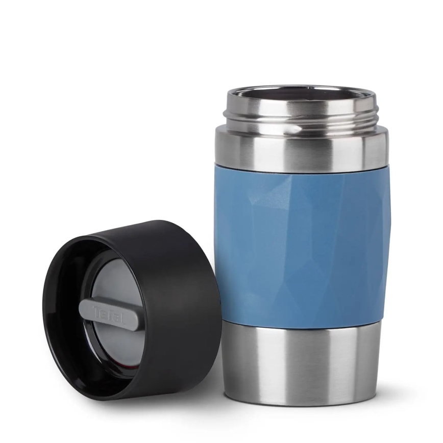 Tefal - Termo šolja 300 ml COMPACT MUG nerđajući čelik/plava