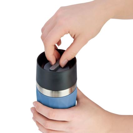 Tefal - Termo šolja 300 ml COMPACT MUG nerđajući čelik/plava