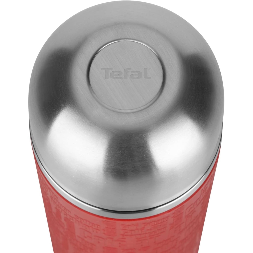 Tefal - Termos boca sa šoljom 1 l SENATOR nerđajući čelik/crvena