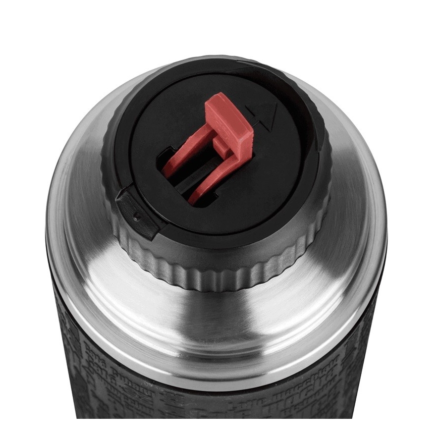 Tefal - Termos sa šoljom 1 l SENATOR nerđajući čelik/crna