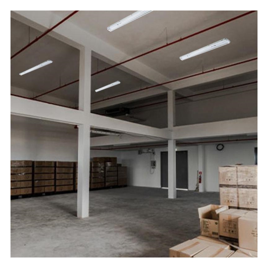 Tehničko fluorescentno svetlo T8 2xG13/18W/230V IP65 126 cm