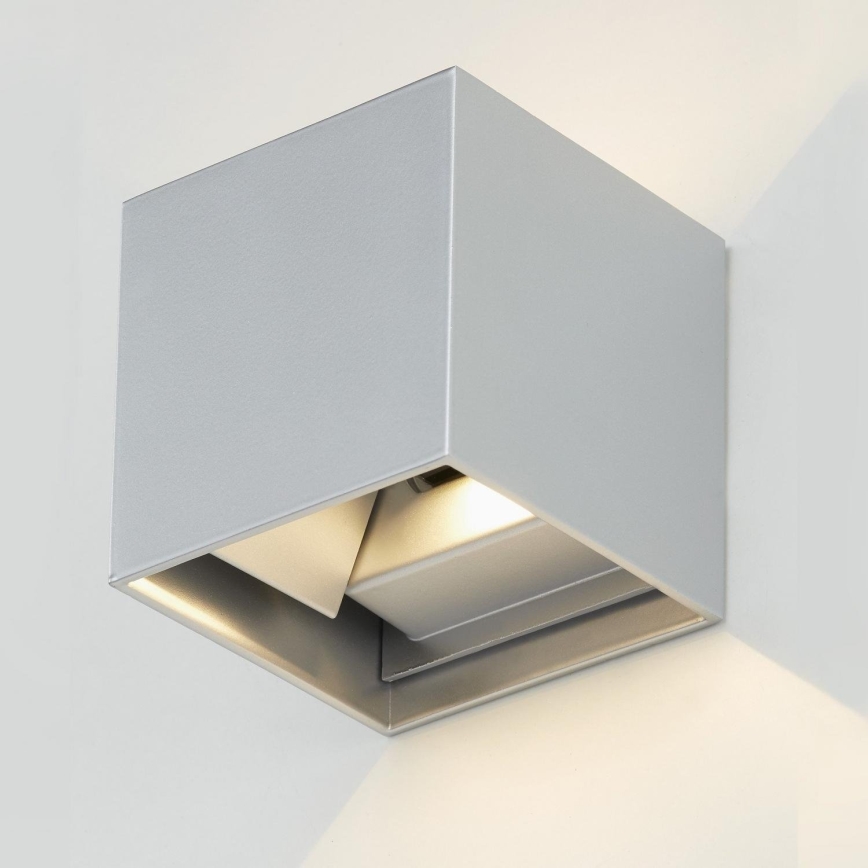 Telefunken 303404TF - LED spoljno zidno svetlo LED/7W/230V IP44 srebrno