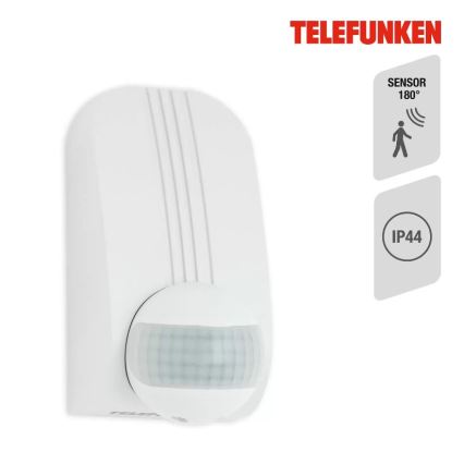 Telefunken 306506TF - Spoljni senzor pokreta 180° IP44 beo