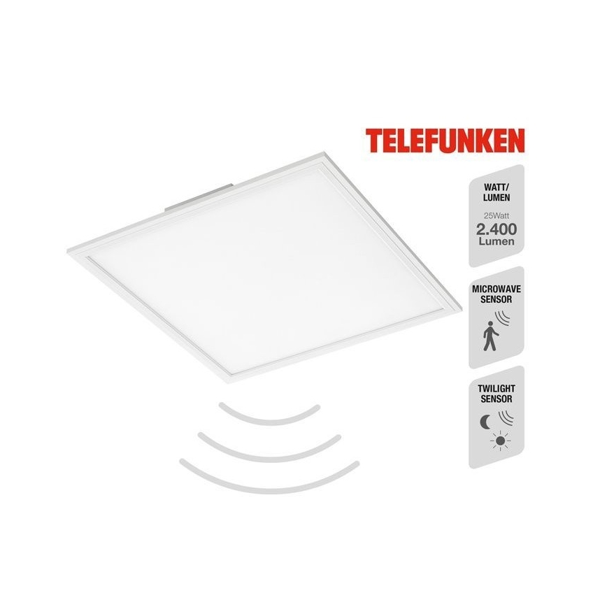 Telefunken 308806TF - LED nadgradni panel sa senzorom LED/25W/230V 4000K
