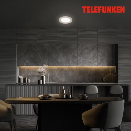 Telefunken 309302TF - LED RGBW prigušiva kupatilska ugradna plafonska svetiljka LED/6W/230V 2700-6500K IP23 Wi-Fi Tuya