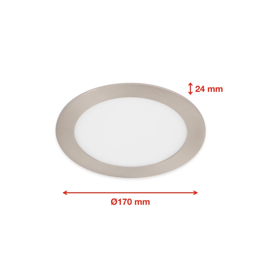 Telefunken 309402TF - LED RGBW prigušiva ugradna plafonska lampa za kupatilo LED/12W/230V 2700-6500K IP23 Wi-Fi Tuya