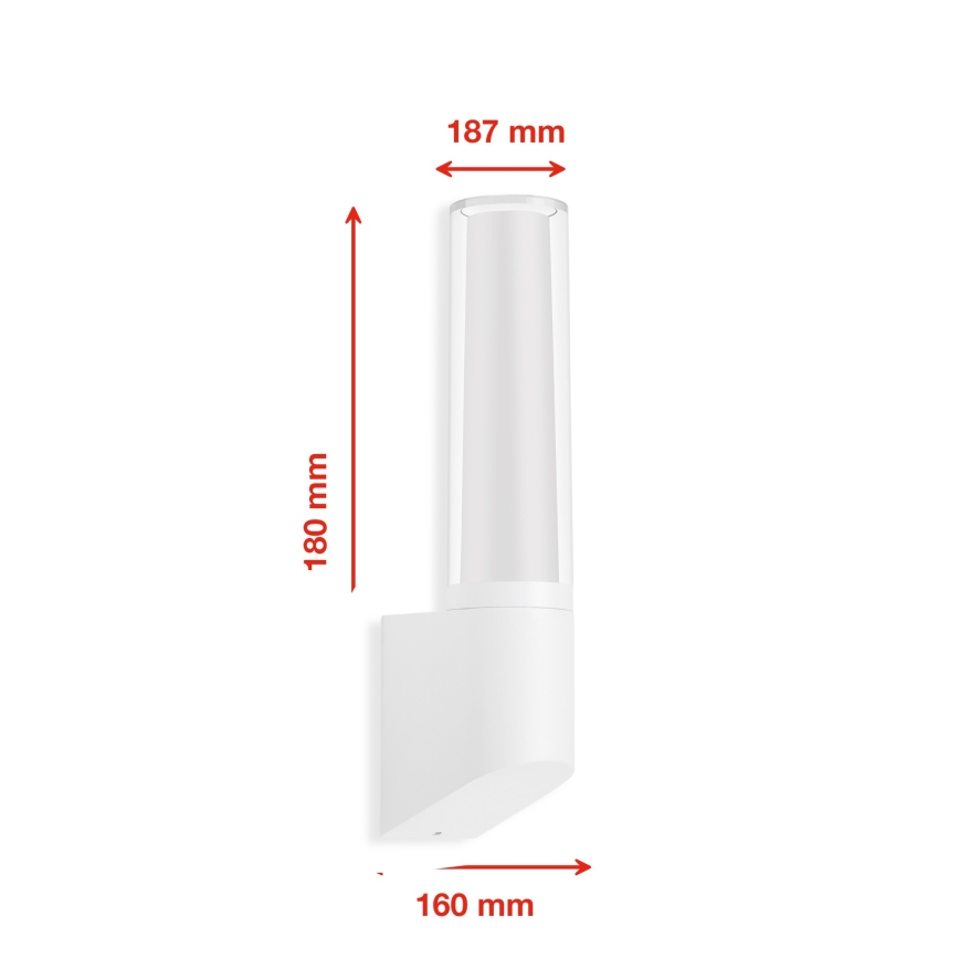Telefunken 311306TF - LED spoljašnje zidno svetlo LED/8W/230V 4000K IP44 belo