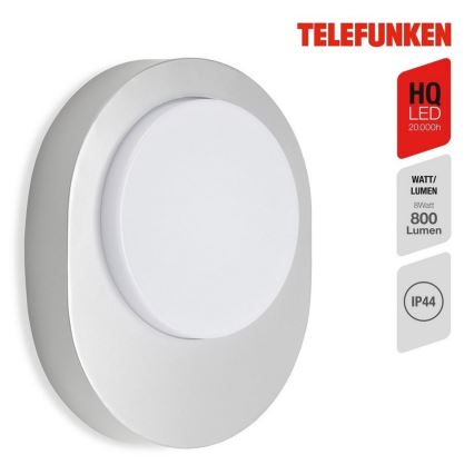 Telefunken 312004TF - LED spoljašnje zidno svetlo LED/8W/230V IP44 srebrno