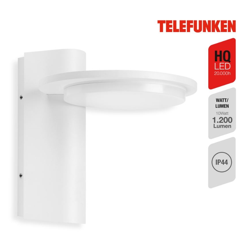 Telefunken 312406TF - spoljašnja zidna LED svetiljka LED/10W/230V IP44