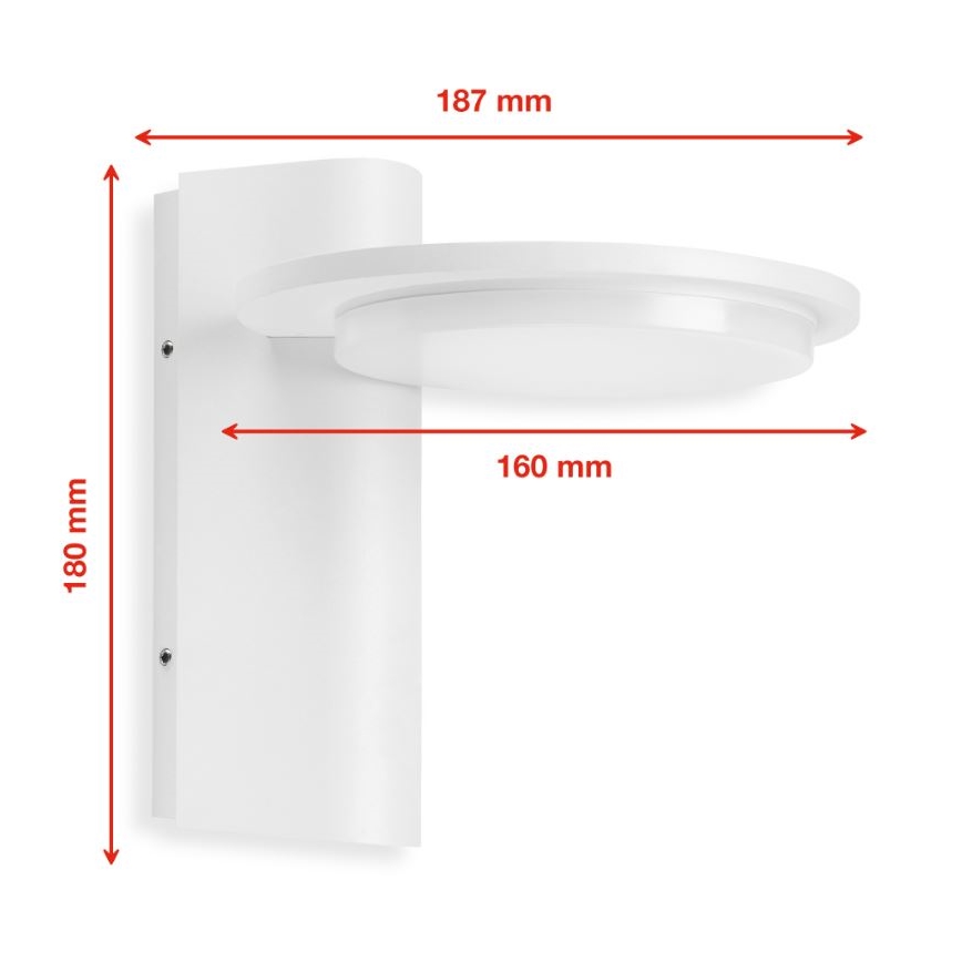 Telefunken 312406TF - spoljašnja zidna LED svetiljka LED/10W/230V IP44