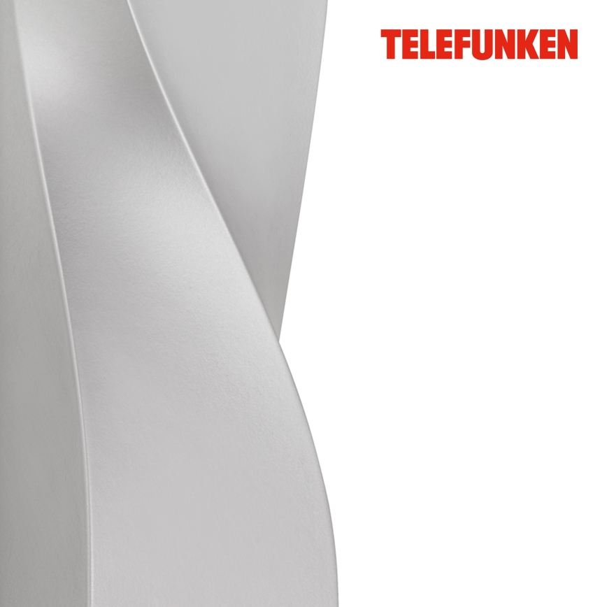 Telefunken 312704TF - LED spoljašnje zidno svetlo 2xLED/5,5W/230V IP44 srebrna