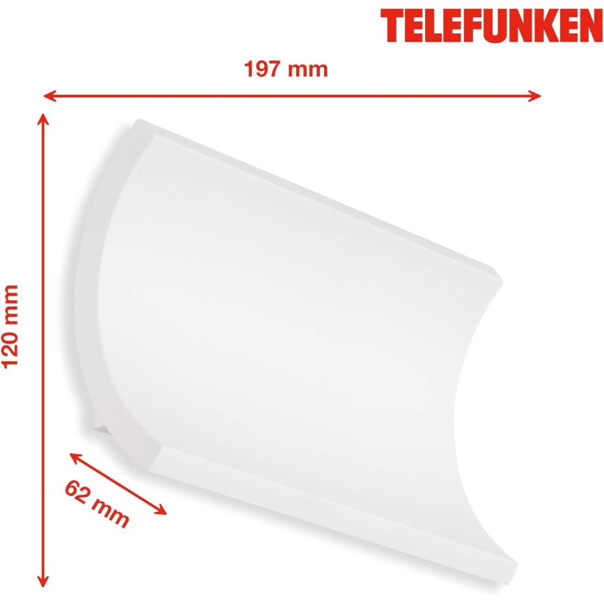 Telefunken 312806TF - LED spoljno zidno svetlo 2xLED/6W/230V IP44 belo