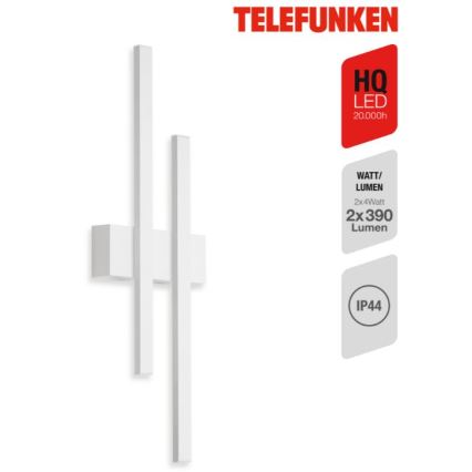 Telefunken 313206TF - LED spoljašnje zidno svetlo 2xLED/8W/230V IP44
