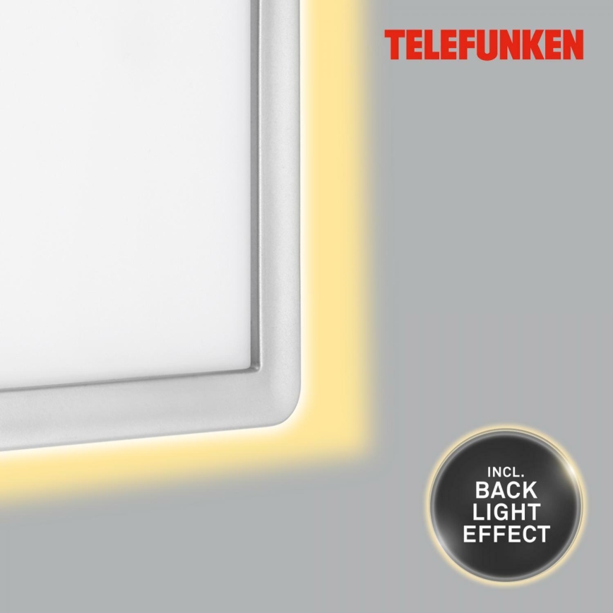 Telefunken 313604TF - LED spoljna zidna svetiljka 16W/230V IP44, srebrna