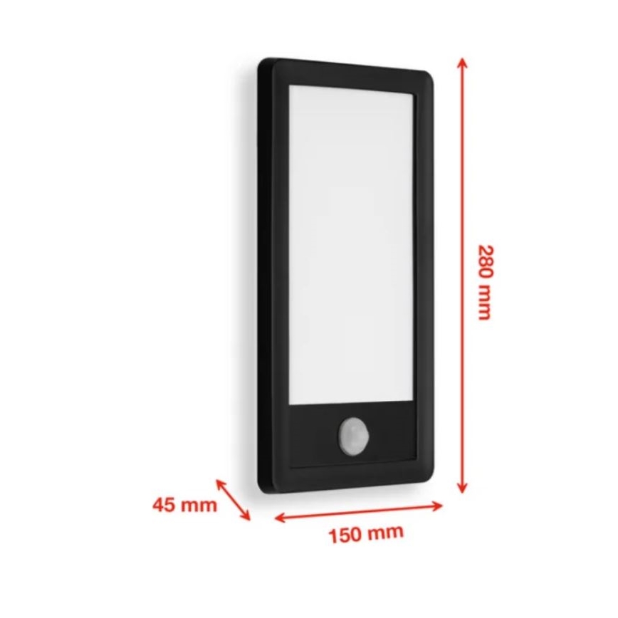 Telefunken 313905TF - LED spoljno zidno svetlo sa senzorom LED/16W/230V IP44