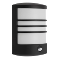 Telefunken 315505TF - LED spoljašnje zidno svetlo sa senzorom LED/12W/230V IP44 crna