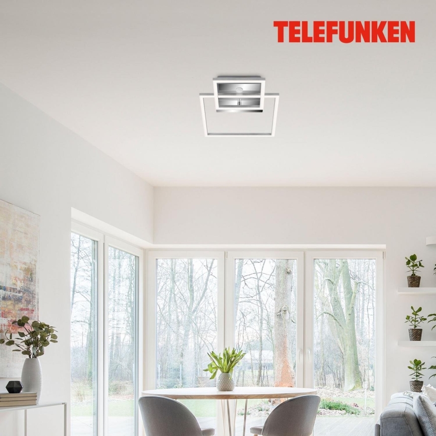 Telefunken 318608TF - LED plafonsko svetlo sa senzorom FRAME LED/17W/230V 3000K mat hrom