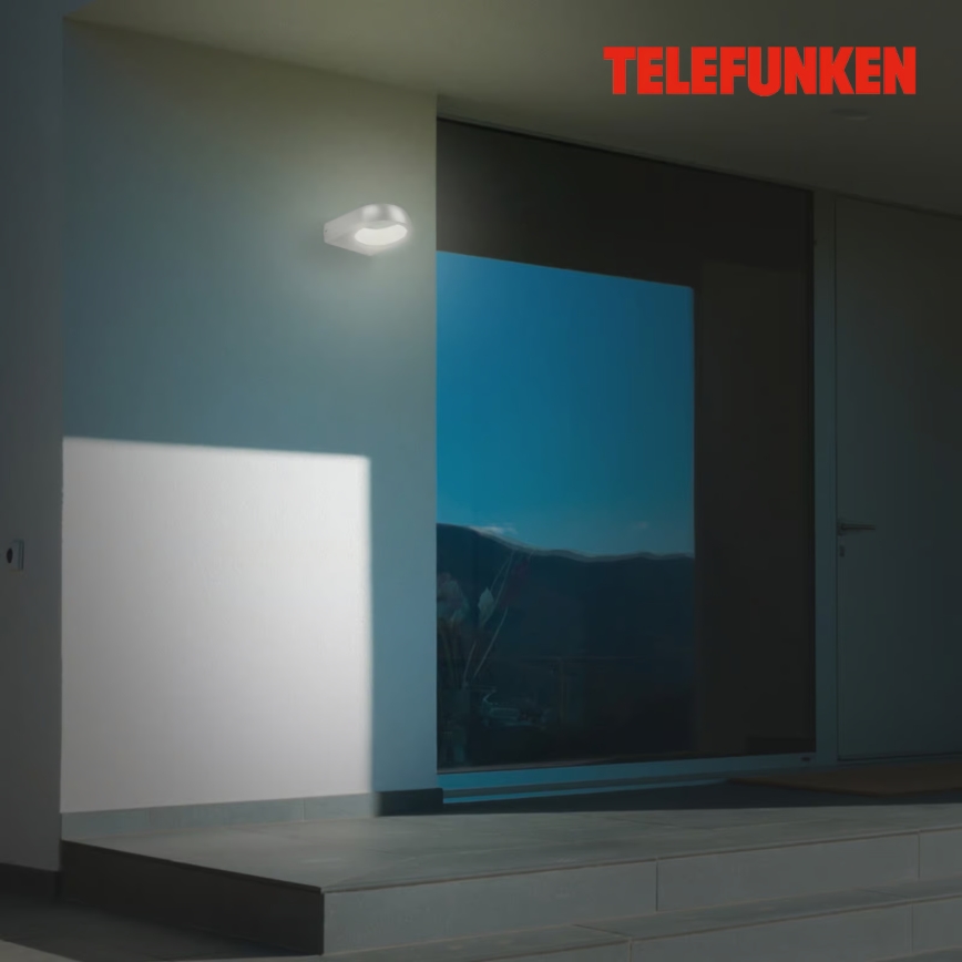 Telefunken 320204TF - LED spoljašnje zidno svetlo LED/6,5W/230V IP44 matni hrom