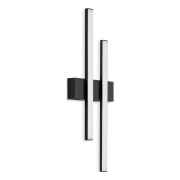 Telefunken - LED spoljašnje zidno svetlo 2xLED/4W/230V 4000K IP44 crno