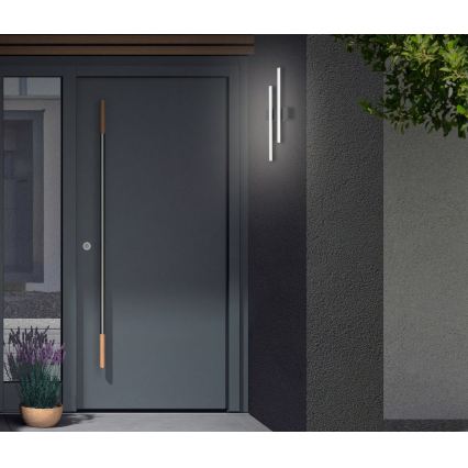 Telefunken - LED spoljašnje zidno svetlo 2xLED/4W/230V 4000K IP44 crno