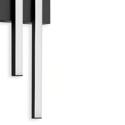 Telefunken - LED spoljašnje zidno svetlo 2xLED/4W/230V 4000K IP44 crno