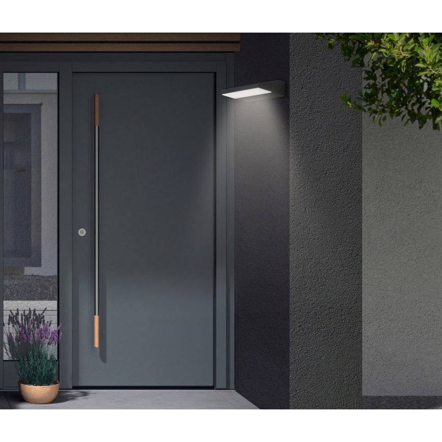 Telefunken - LED Spoljašnje zidno svetlo LED/10W/230V IP44 crna
