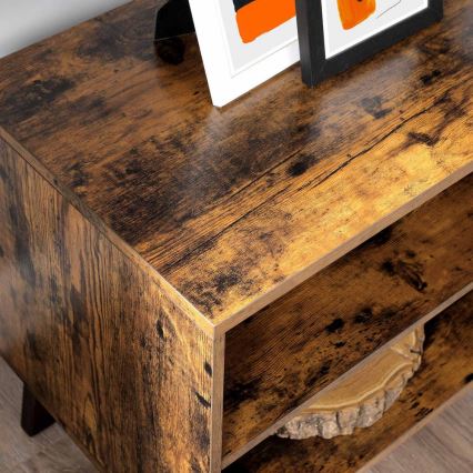 Televizijski stočić BASTOR braon/crna