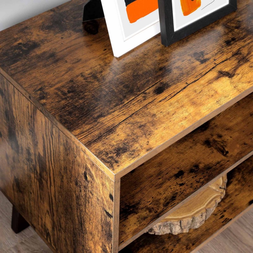 Televizijski stočić BASTOR braon/crna