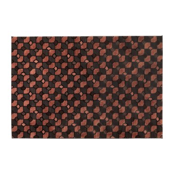 Tepih MOCCA 170x120 cm braon/crvena