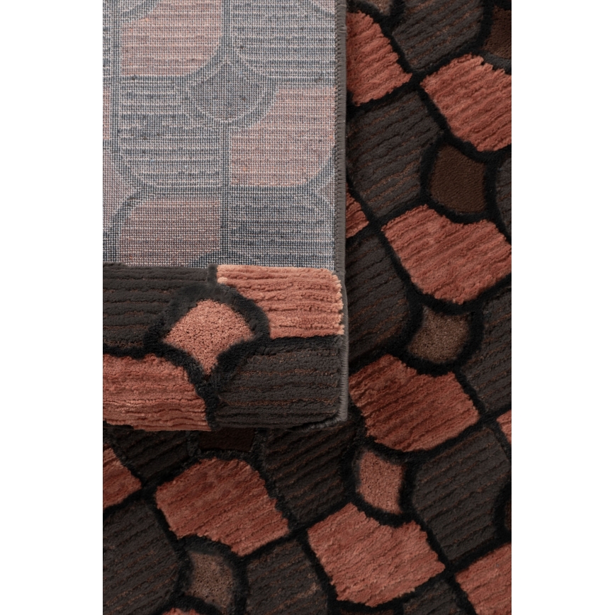 Tepih MOCCA 80x150 cm braon/crvena