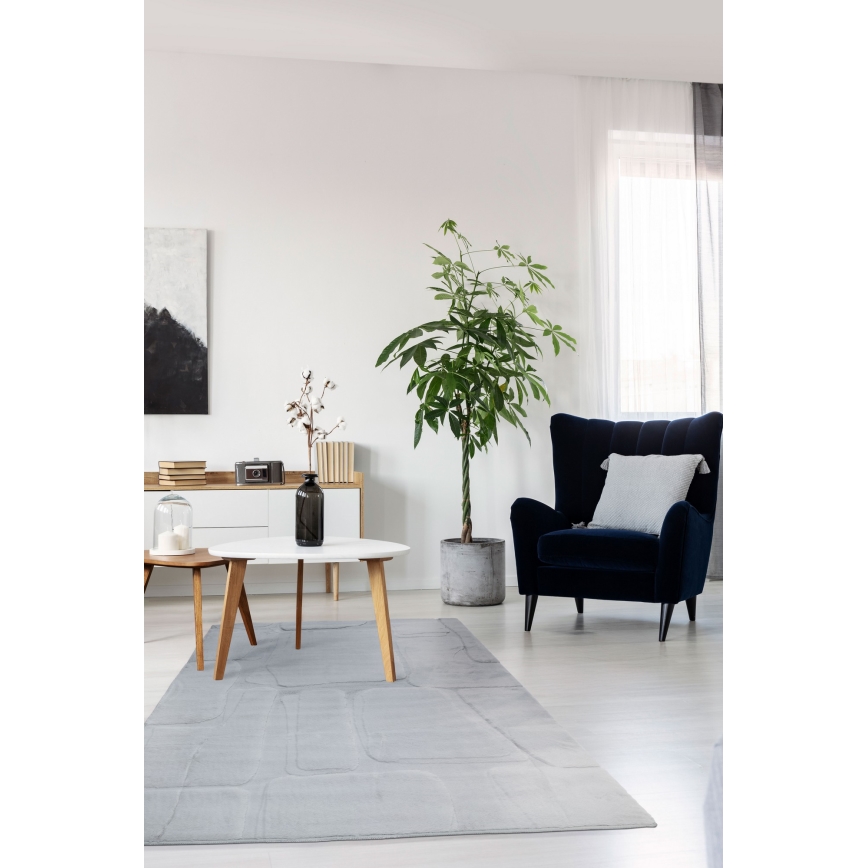 Tepih RABBIT 3D 120x170 cm svetlosive boje