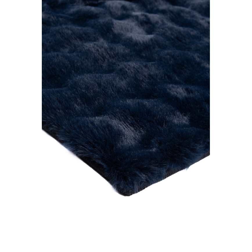 Tepih RABBIT BUBBLE 80x150 cm tamnoplava