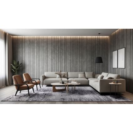 Tepih SALAMANCA 120x170 cm, siva/bela