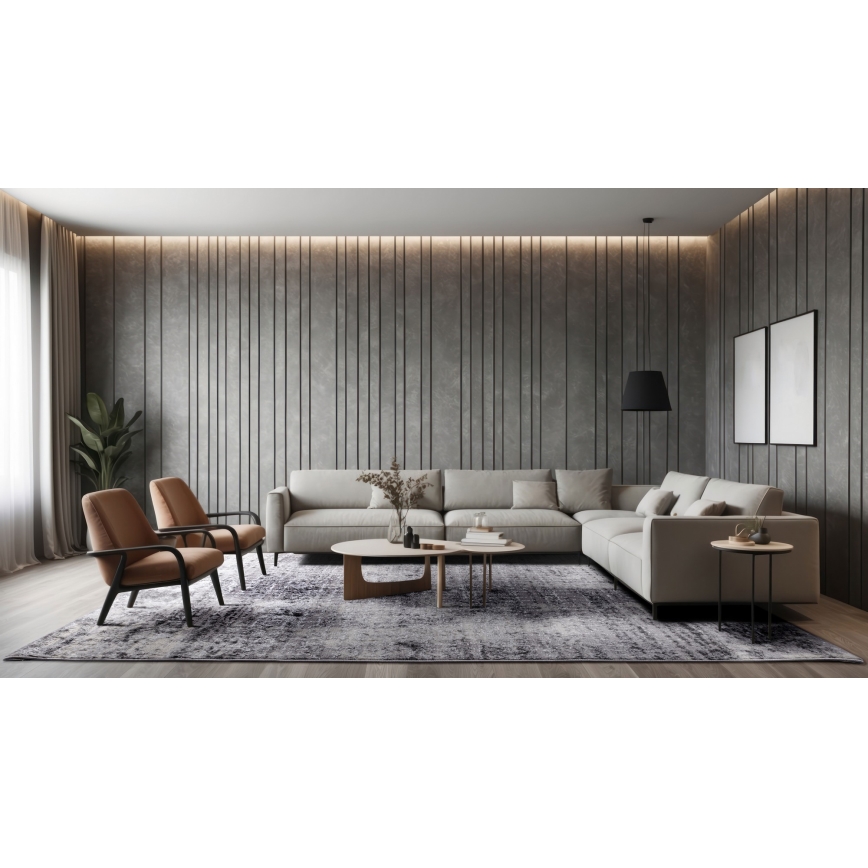 Tepih SALAMANCA 120x170 cm, siva/bela